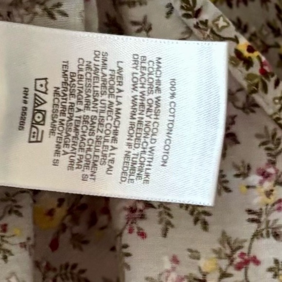 Express| Stylish Casual Floral Nature Print Button Down Shirt Light Blue Sz L - Picture 4 of 4